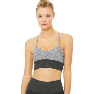 Alosoft lavish Dove gray heather Sports Bra
